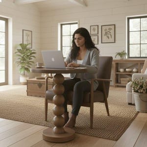 May include: A white ceramic mug with a black handle and the text "But First, Coffee" in a bold, black font. The mug is set against a blurred background. The mug appears to be approximately 10 cm tall.