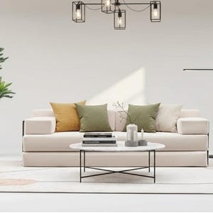 Vardagsrumssoffor, Modulsoffor, Soffa i manchestertyg, Golvsoffa, Tvättbara överdrag, Vardagsrumssoffa, Gamingsoffa, Golvkudde bild 18