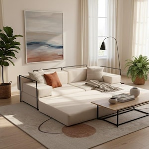 Vardagsrumssoffor, Modulsoffor, Soffa i manchestertyg, Golvsoffa, Tvättbara överdrag, Vardagsrumssoffa, Gamingsoffa, Golvkudde bild 16