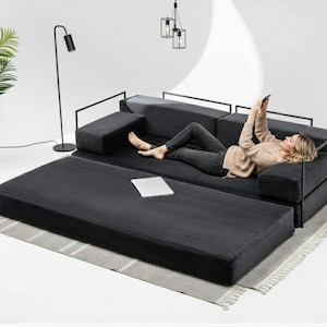 Vardagsrumssoffor, Modulsoffor, Soffa i manchestertyg, Golvsoffa, Tvättbara överdrag, Vardagsrumssoffa, Gamingsoffa, Golvkudde bild 20