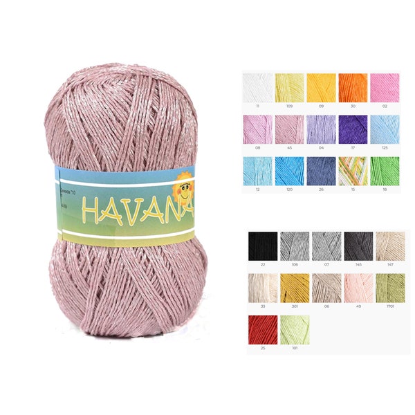Fil de crochet en tricot d'été en viscose de coton, 100 gr, différentes couleurs