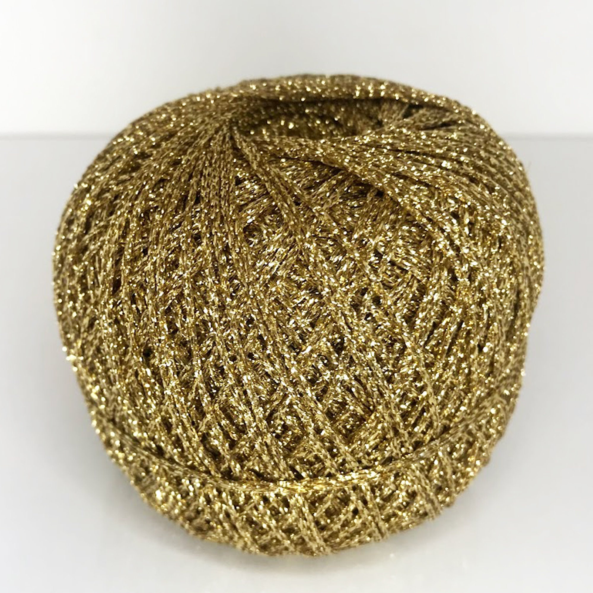 Silvery Golden Crochet Yarn Sparkling Metallic Kniting - Temu