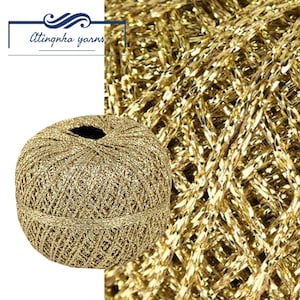 Metallic Yarn Gold Metallic Yarn Glossing Yarn Maccaroni Yarn