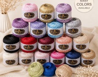 Rayon Silk Satin Yarn for Crochet & Knitting, Summer Tops Bags Accessories, 219 Yards