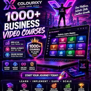 1000+ Business Courses Bundle | PLR MRR Resell Rights
