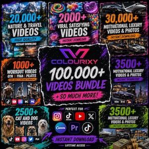 100,000+ Viral Reels Bundle PLR MRR, AI Animated Content, Viral reels, TikTok, Instagram, YouTube