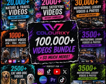 Paquete de más de 100 000 reels virales PLR MRR, contenido animado con IA, reels virales, TikTok, Instagram, YouTube