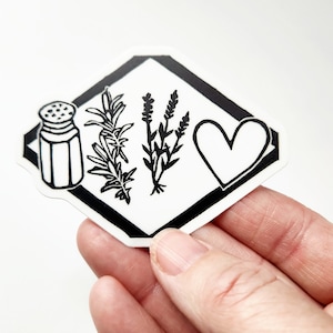 Practical Magic- Movie fanart minimalist design- Waterproof Art Sticker - Linocut printmaking