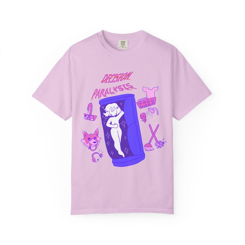 Decision Paralysis T-Shirt | Neurodivergent Graphic Tee, Executive Dysfunction T-shirt, Funny mental health gift, autism Orchid