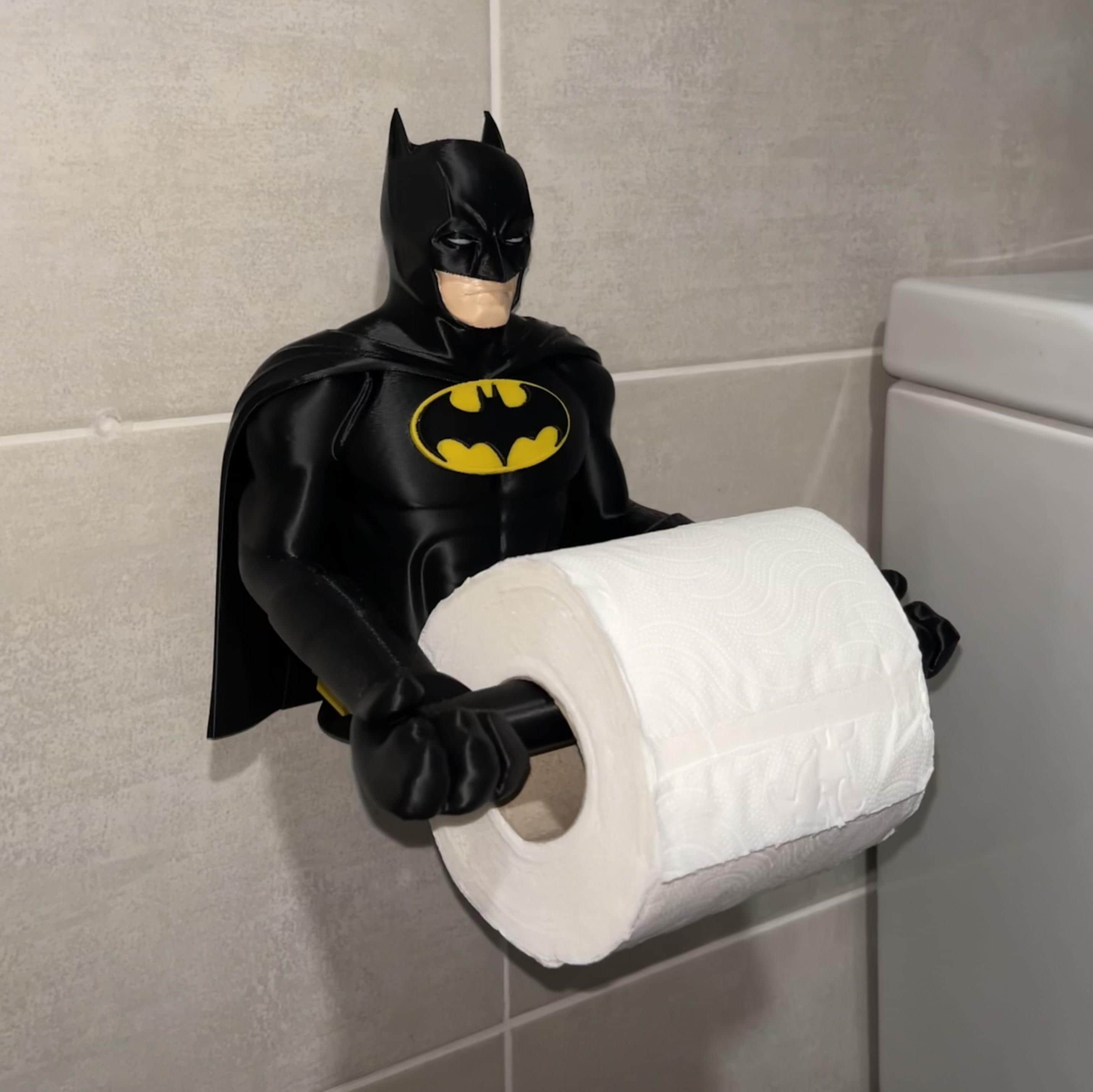Batman Toilet Paper Holder | Geeky Bathroom Gift | DC Comics Accessory ...