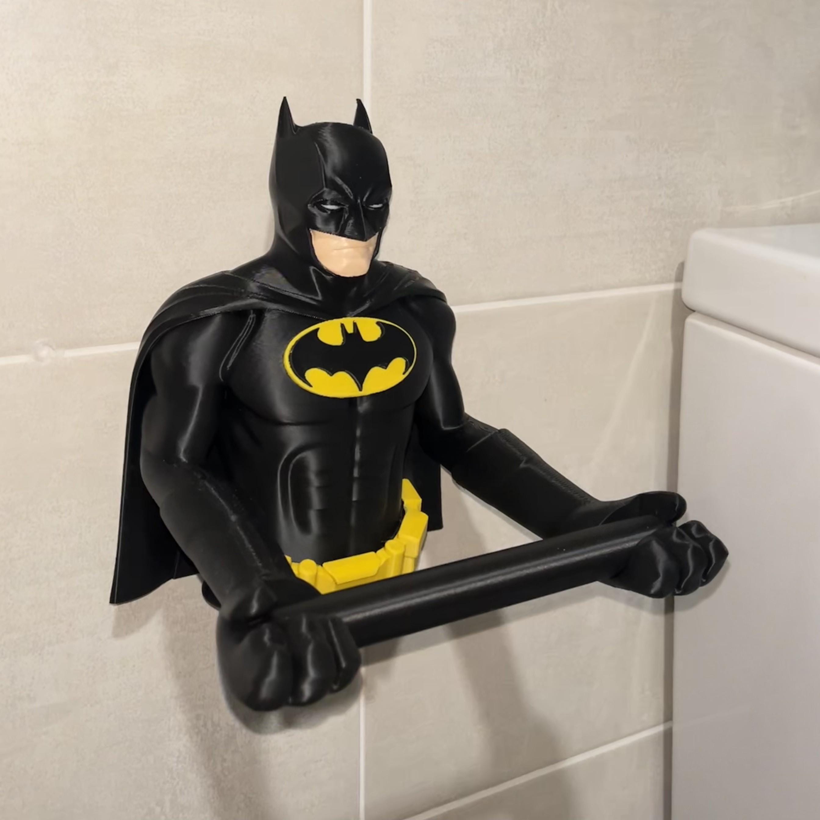 Batman Toilet Paper Holder | Geeky Bathroom Gift | DC Comics Accessory ...