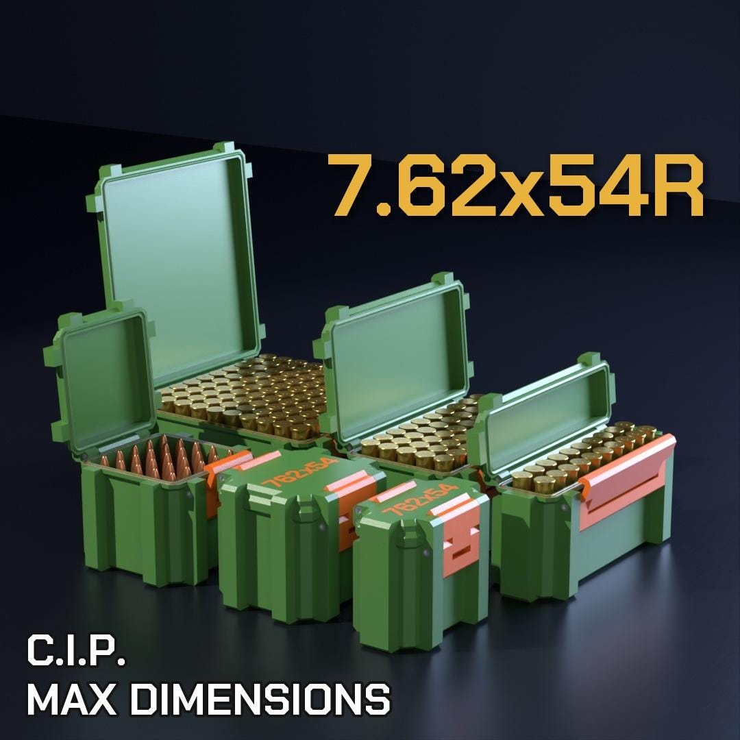 7.62x54 Ammo Box - Etsy