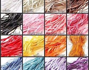 5 YARDS 1/8" Skinny Elastic for Baby Headbands Sewing Smocking - Pick Your Color --- ETSY