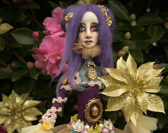 OOAK handmade art doll Baroque inspired
