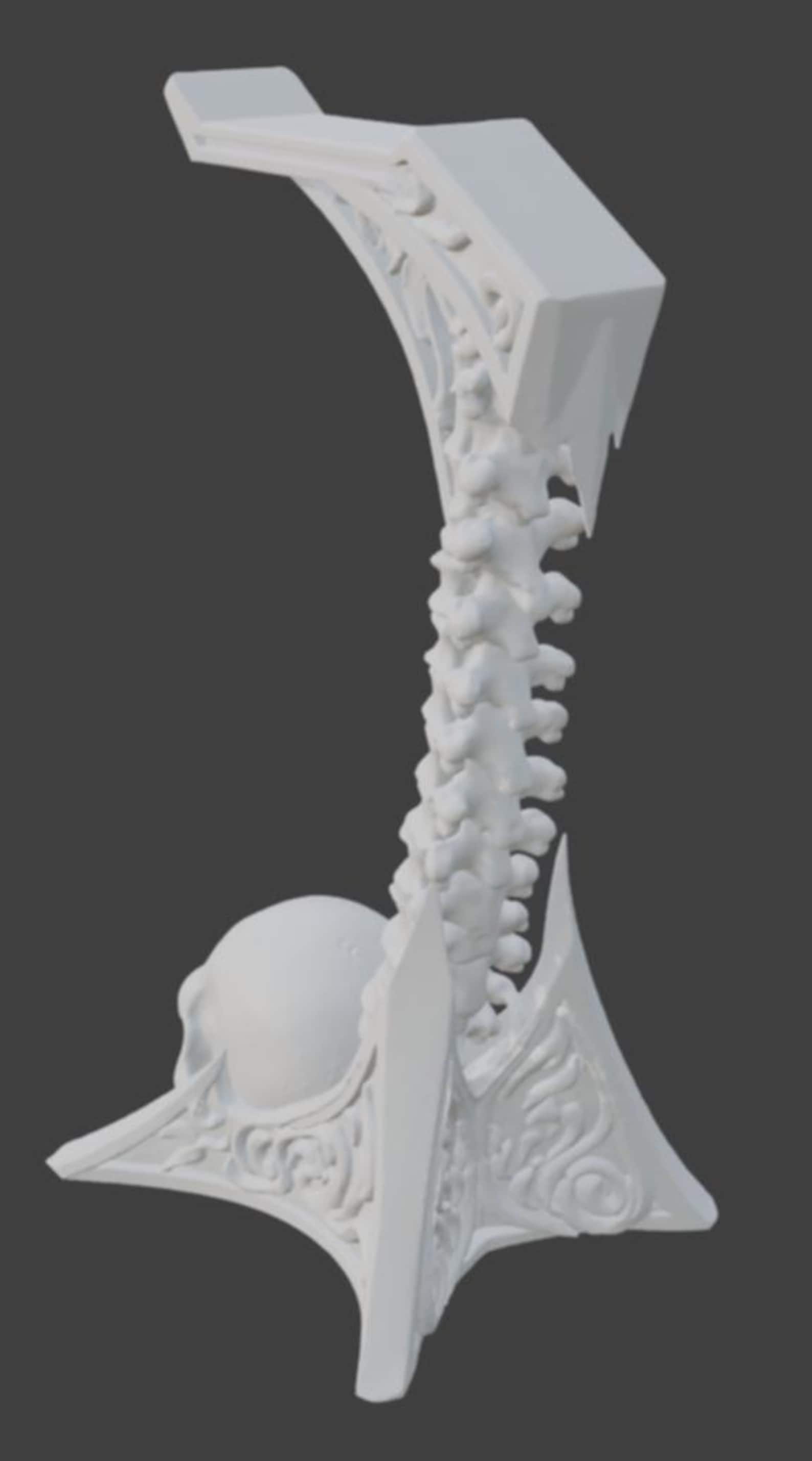 Headphone Stand Holder Ready STL File for 3D Printing Gothic Style ...