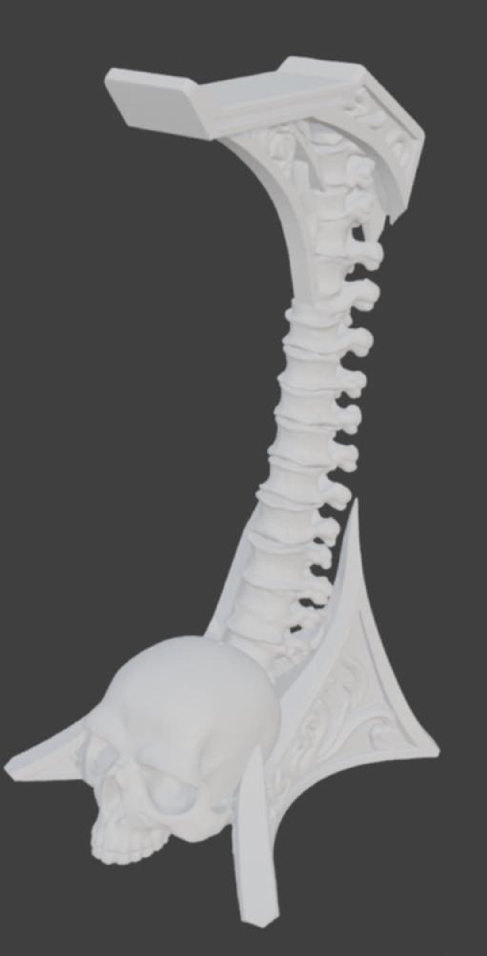 Headphone Stand Holder Ready STL File for 3D Printing Gothic Style ...