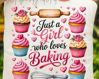 Bara en tjej som älskar att baka png, cupcake, matlagning, bagare