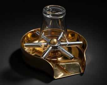 Uncoated Brass Glass Rinser