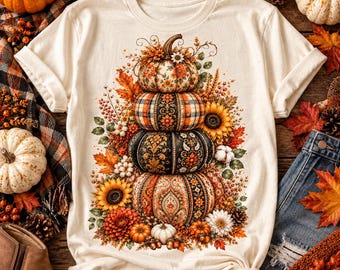 Lapptäckepumpa png, höstmode, höstpumpa PNG, pumpaskjortadesign, höstskjorta PNG, Thanksgiving PNG, sublimeringsdesign