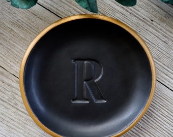 Ring Holder for Men, Ring Dish, Personalized Gift for Him, Monogram Ring Dish, Ring Dishes, Groom Gift, Groomsmen Gifts