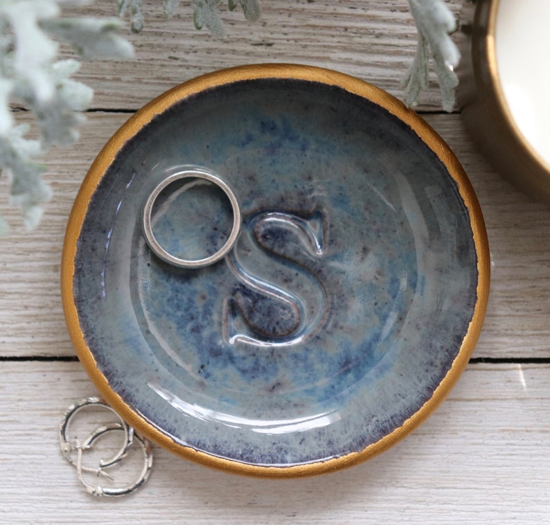 Ring Holder for Men, Ring Dish, Personalized Gift for Him, Monogram Ring Dish image 7