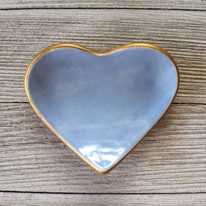 Heart, Engagement Party Favor, Ring Holder, Ring Dish, Light Blue, Baby Shower Guest Gift or Bridesmaid Gift image 8