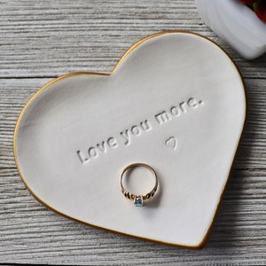 Heart, Gift, 9th Anniversary Gift, Gift for Her, Ring Holder, Girlfriend Gift, MADE TO ORDER image 10