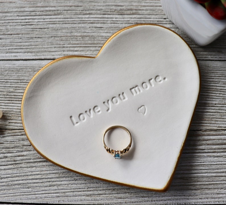 Heart, Gift, 9th Anniversary Gift, Gift for Her, Ring Holder, Girlfriend Gift, MADE TO ORDER image 10