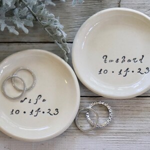 Bride to Be Gift, Ring Holder Gift Set, Bridal Shower Gift, Engagement or Wedding Gift, Husband and Wife Gift image 3