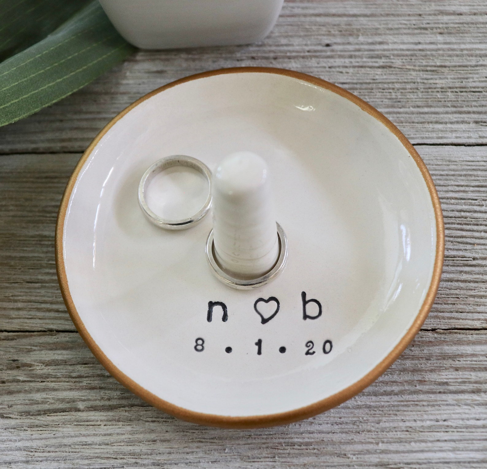 Ring Dish Ring Holder Engagement Gift Bridal Shower Gift Etsy