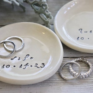 Bride to Be Gift, Ring Holder Gift Set, Bridal Shower Gift, Engagement or Wedding Gift, Husband and Wife Gift image 4