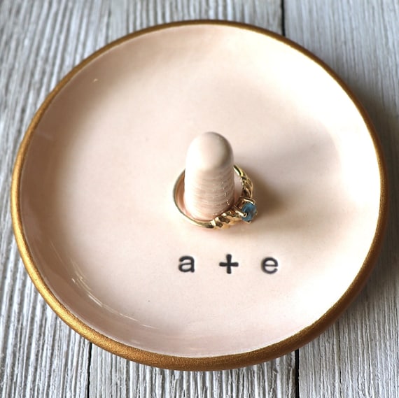 Personalized Bridal Gift, Mrs Ring Dish, Bridal Shower Gift, Wedding Gift, Bride to be Gift, Engagement Gift for Her, Stacking Ring Holder