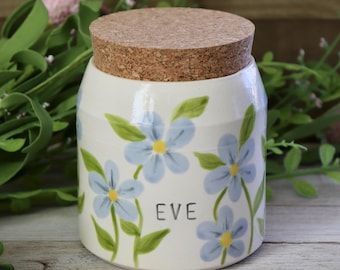 Pet Urn Cat | Custom Pet Urn for Ashes | Forget Me Not | Memorial for Dog, Cat & All Animals | 3 Sizes Available