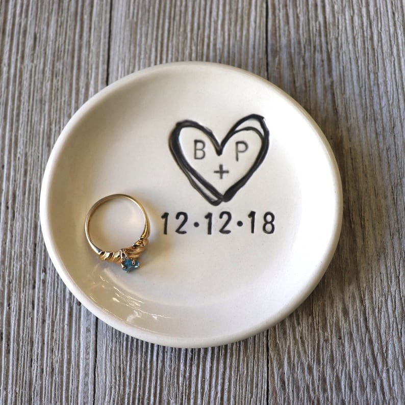 Ring Holder Ring Dish Engagement Gift Wedding Gift Bridal Etsy