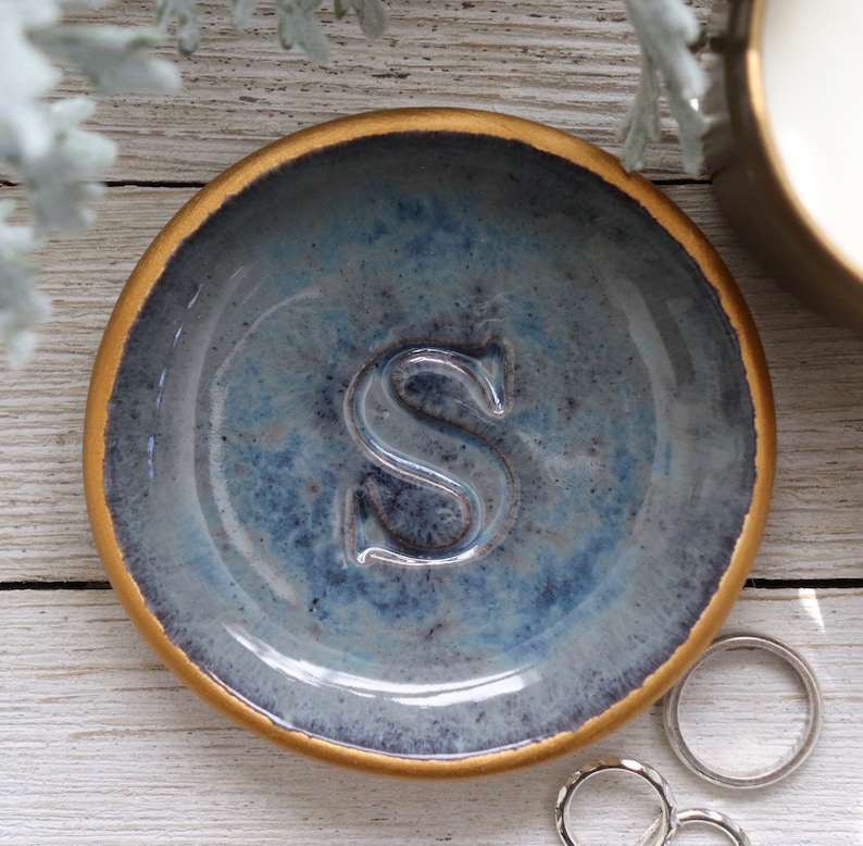 Ring Holder for Men, Ring Dish, Personalized Gift for Him, Monogram Ring Dish image 6