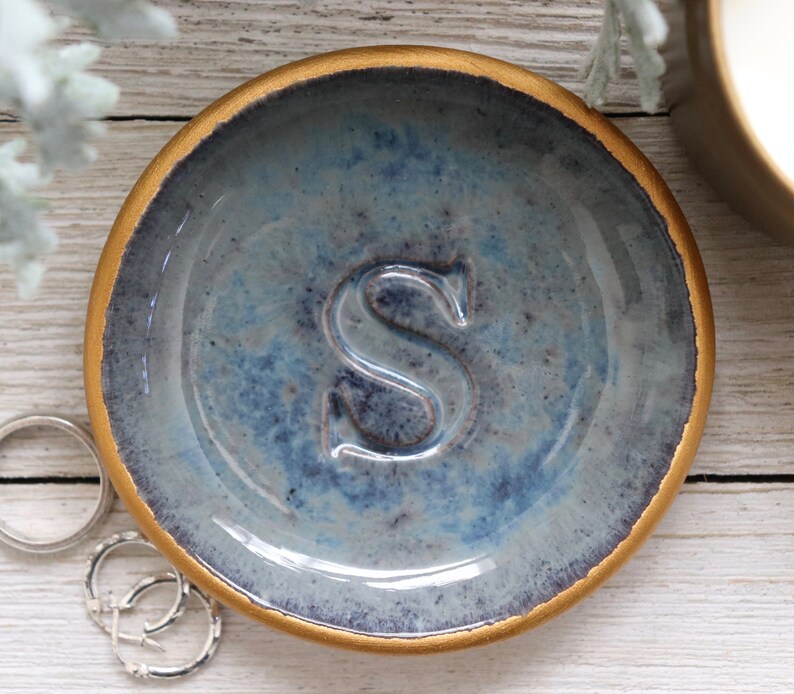 Ring Holder for Men, Ring Dish, Personalized Gift for Him, Monogram Ring Dish image 4