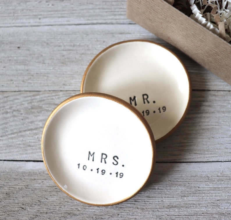 Ring Dish Ring Holder Engagement Gift Wedding Gift Bridal Etsy