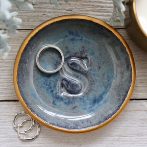 Ring Holder for Men, Ring Dish, Personalized Gift for Him, Monogram Ring Dish image 3