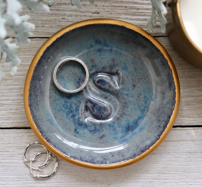 Ring Holder for Men, Ring Dish, Personalized Gift for Him, Monogram Ring Dish image 3