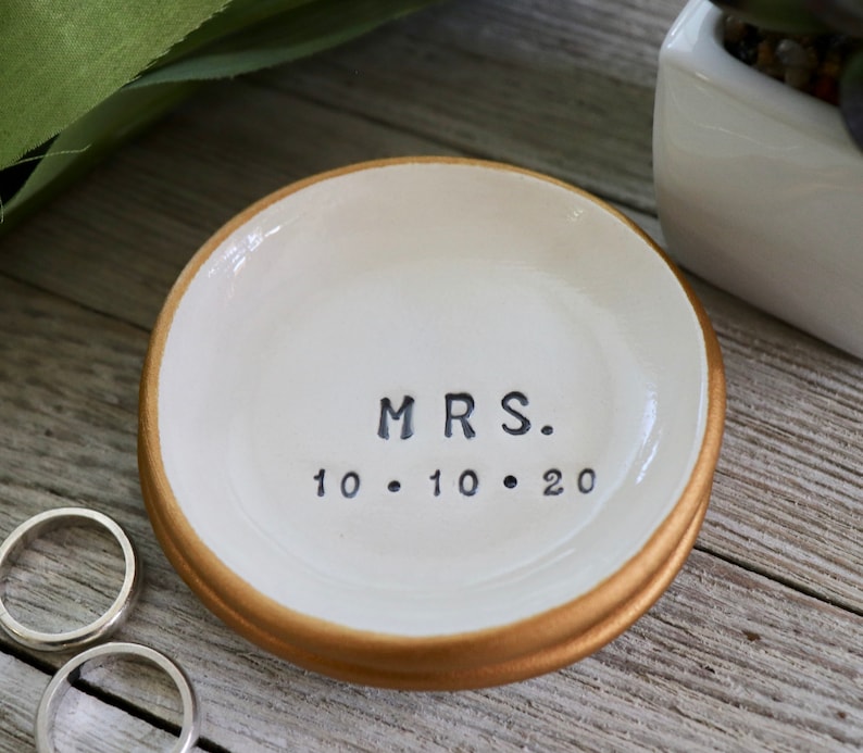 Ring Dish Ring Holder Engagement Gift Wedding Gift Bridal Etsy