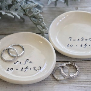 Bride to Be Gift, Ring Holder Gift Set, Bridal Shower Gift, Engagement or Wedding Gift, Husband and Wife Gift image 2