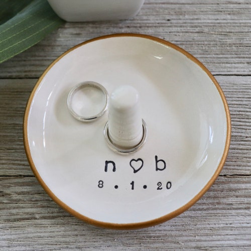 Ring Holder Personalized Wedding Gift Engagement Gift Etsy
