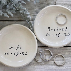 Bride to Be Gift, Ring Holder Gift Set, Bridal Shower Gift, Engagement or Wedding Gift, Husband and Wife Gift image 6