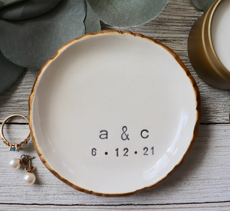 Ring Dish Personalized Ring Dishes 7th Anniversary Gift Etsy