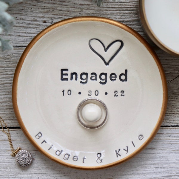 Engagement Gifts Ring Dish Etsy