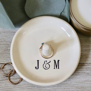 Ring Holder, Personalized, Jewelry Cone, Ring Display, Ring Dish, Monogram, Engagement Gift, Custom Wedding Gift