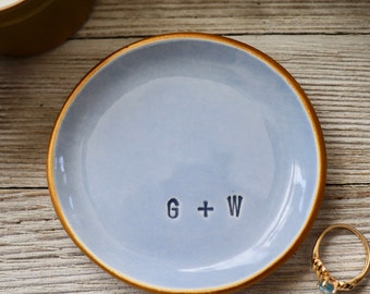 Personalized Ring Dish, Ring Holder, Jewellery Dish, Trinket Dish, Custom Monogram Gift
