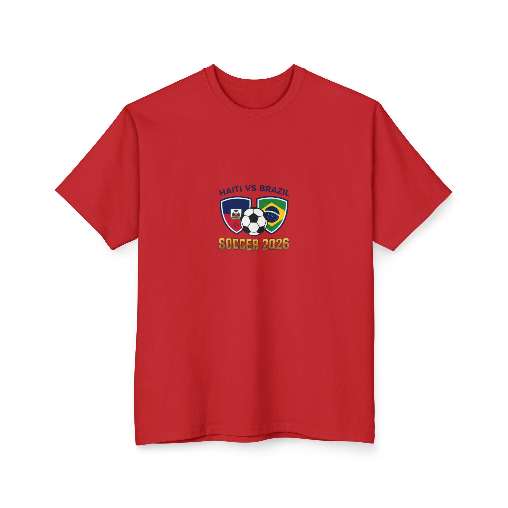 Haiti Vs Brazil Soccer 2026 T-shirt | Vintage Carnival Street