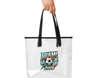 Clear tote bag Miami Game Stadium Approved