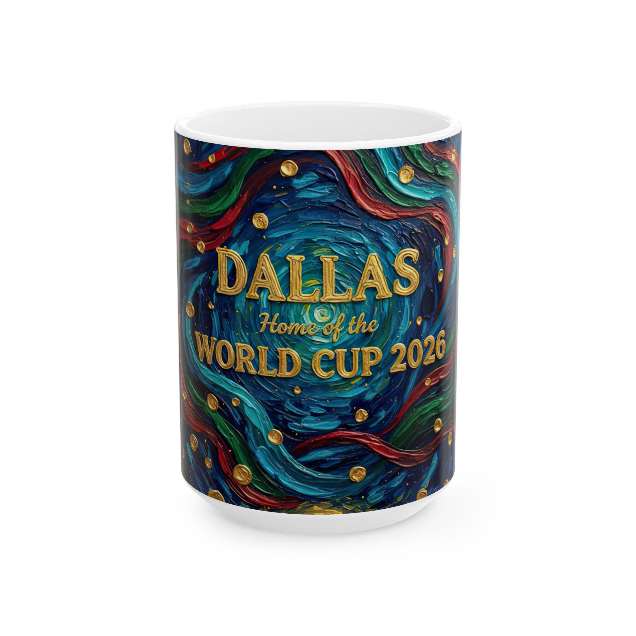Dallas Home of the World Cup 2026 Mug | Soccer Tournament City